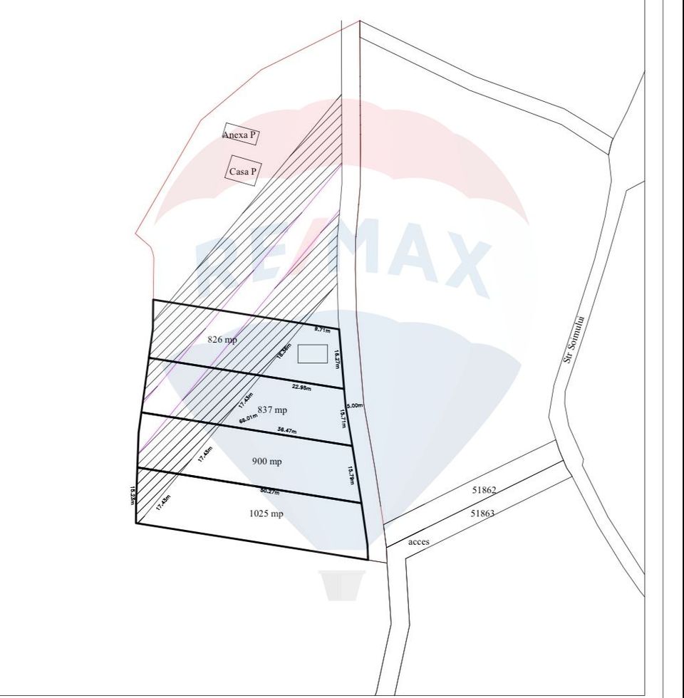 Teren 826mp in CAVNIC zona Pietrele Soimului cu o priveliste minunata.