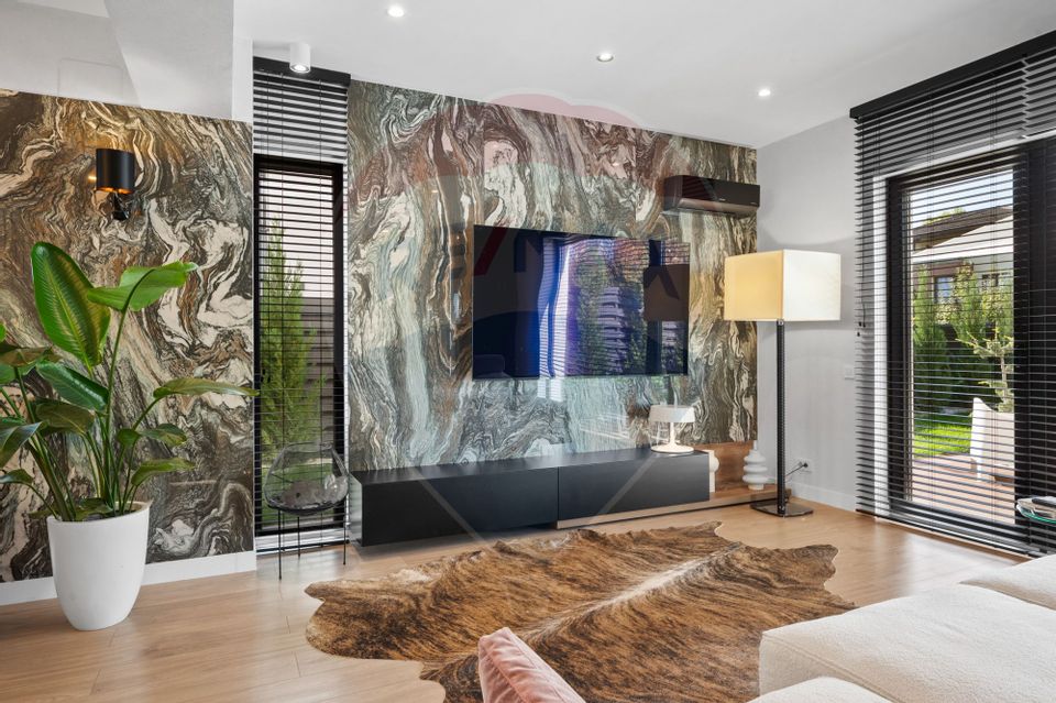 4 room villa for sale - gorgeous in Corbeanca/ Concept designer