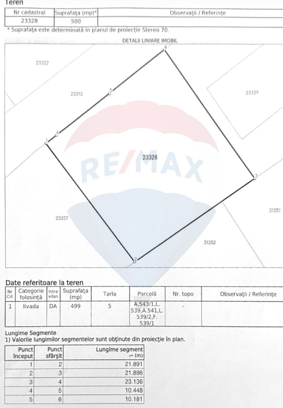 Land 500sqm Cocosesti / Aleea Nucilor