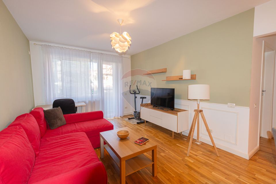 Apartament de închiriat, 43mp, balcon, Gara de nord