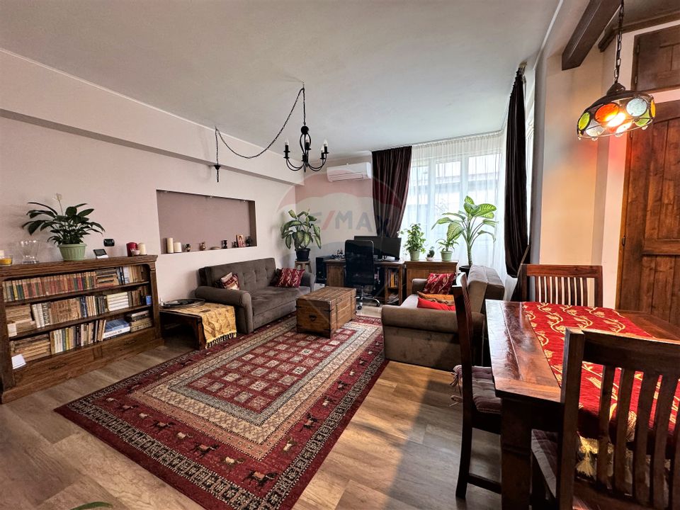 3 rooms apartment in villa Chiajna, Red, generous yard