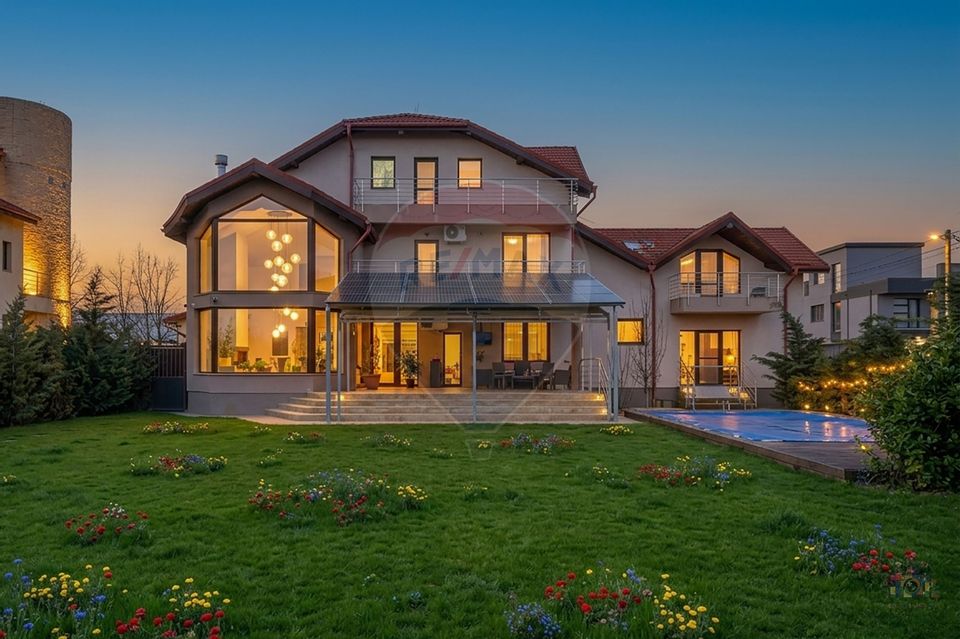 Vila cu design spectaculos, tehnologie smart & lifestyle complet