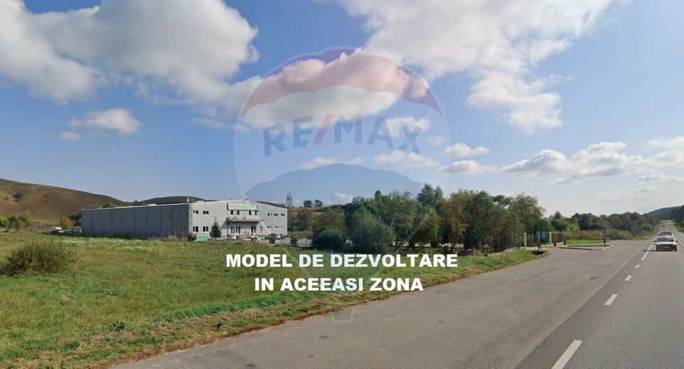 Teren industrial 9.000 mp Gilau Front la DN1 E60 Acces TIR