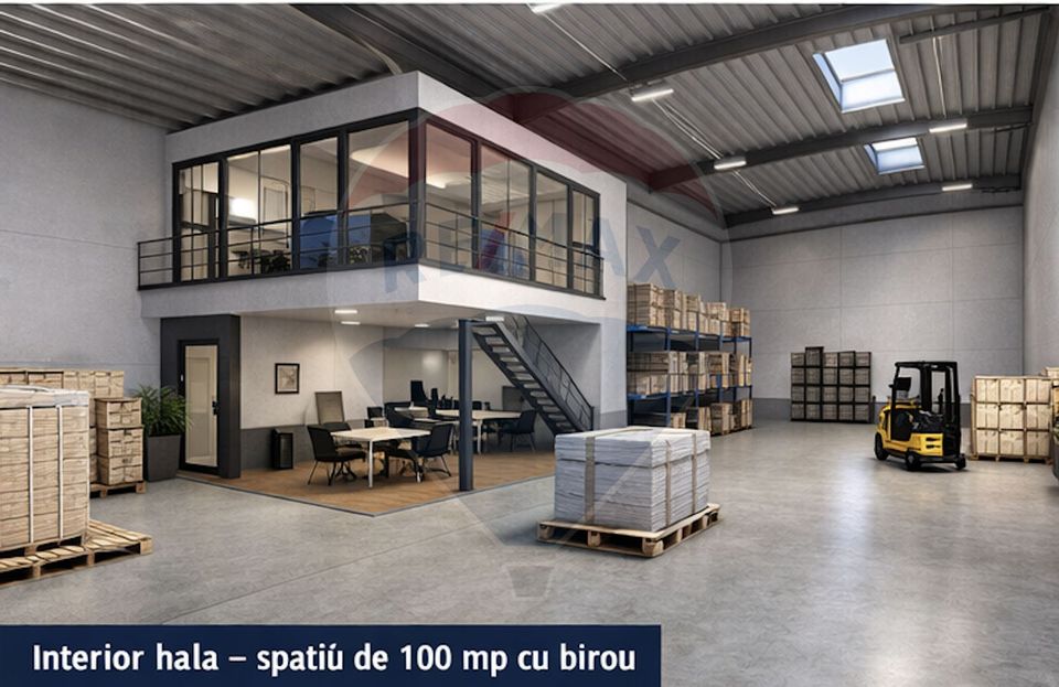 Hale industriale noi de inchiriat – spatii modulare 100–560 mp
