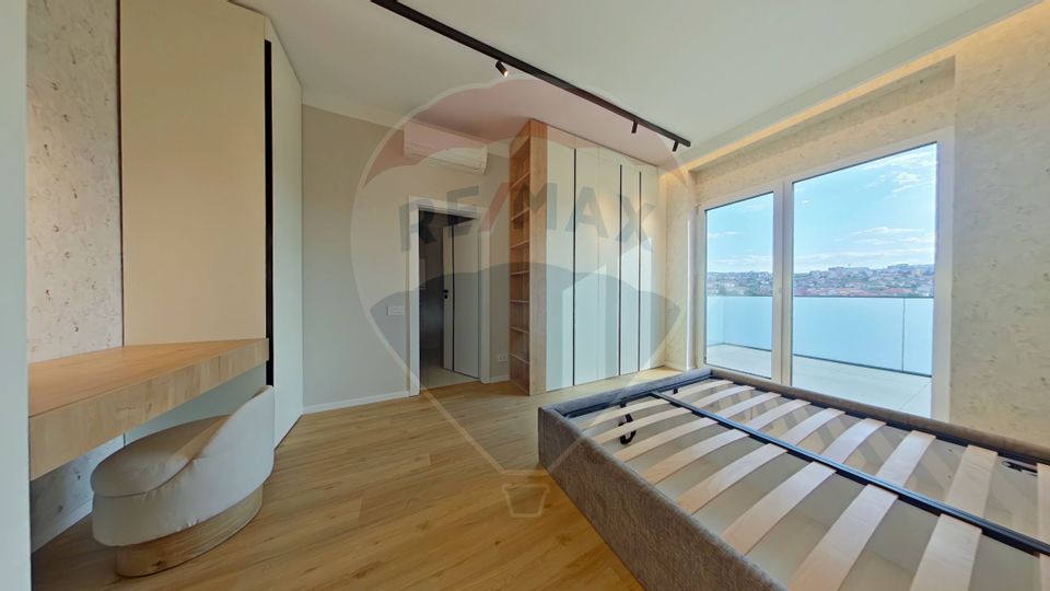 Penthouse confort lux pe 2 nivele, 2 terase panoramice, 4 cam 120mp.