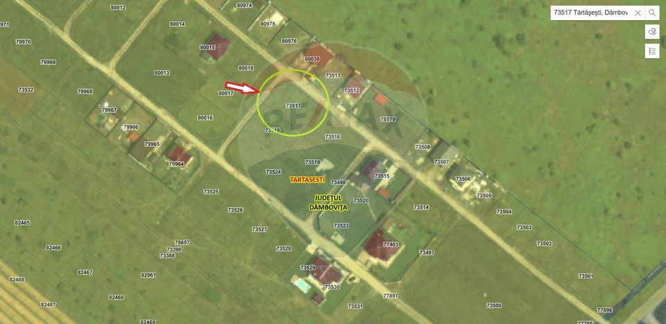 Land 516sqm Tartasesti / Strada Dentas