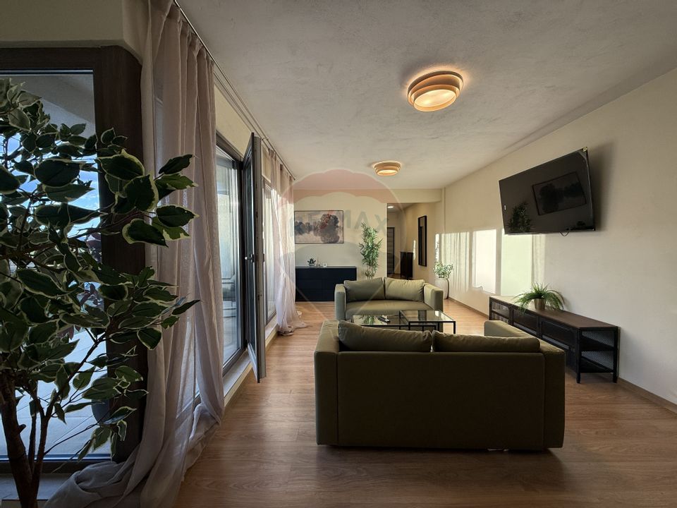 Apartament 70mp, 2 bai, terasa 10mp, garaj subteran