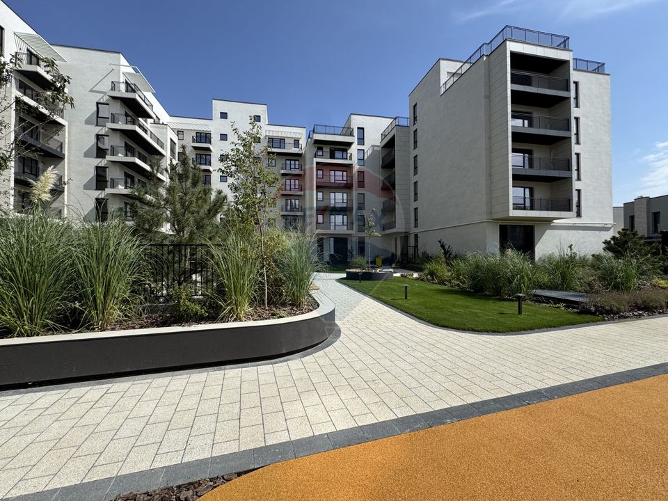 Apartament amenajat utilat I 2 camere & terasă în Park Line - Pipera