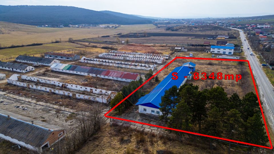Spațiu industrial, comercial, depozitare,860mp,com Traian, jud Bacău,