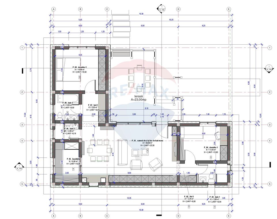 Teren Sacele- zona Kaufland, 500mp, cu proiect, AC, fundatie 150mp