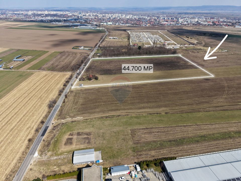 Teren intravilan de inchiriat 44700 mp langa centura Bacaului