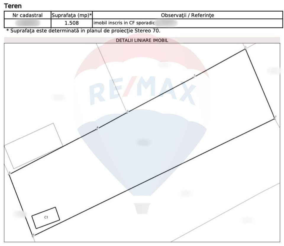 Teren intravilan 1,508mp Mâsca jud. Arad