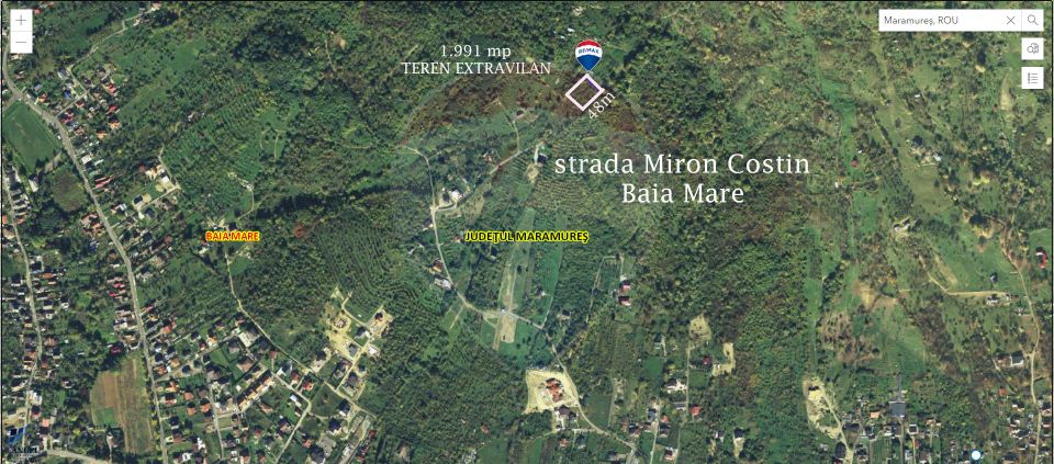 TEREN cu PRIVELISTE DEOSEBITA-strada Miron Costin