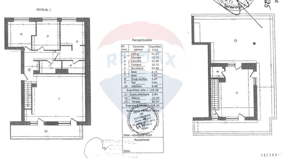 Penthouse | 4 camere | Terasa | de vânzare în zona Morarilor