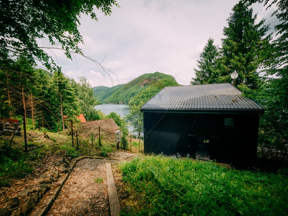 Vanzare casa de vacanta cu ponton privat la lac Tarnita