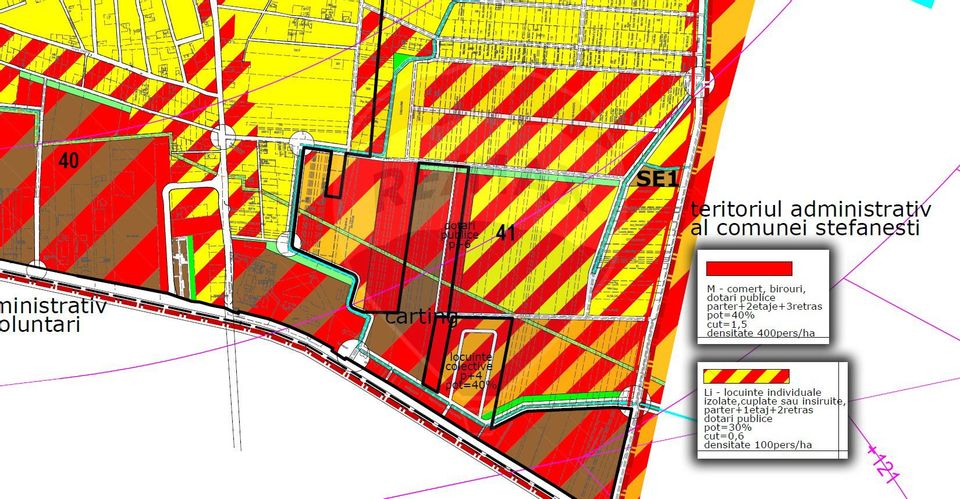 Land 18200sqm opening 39 m, Bucharest Tunari Ring Road