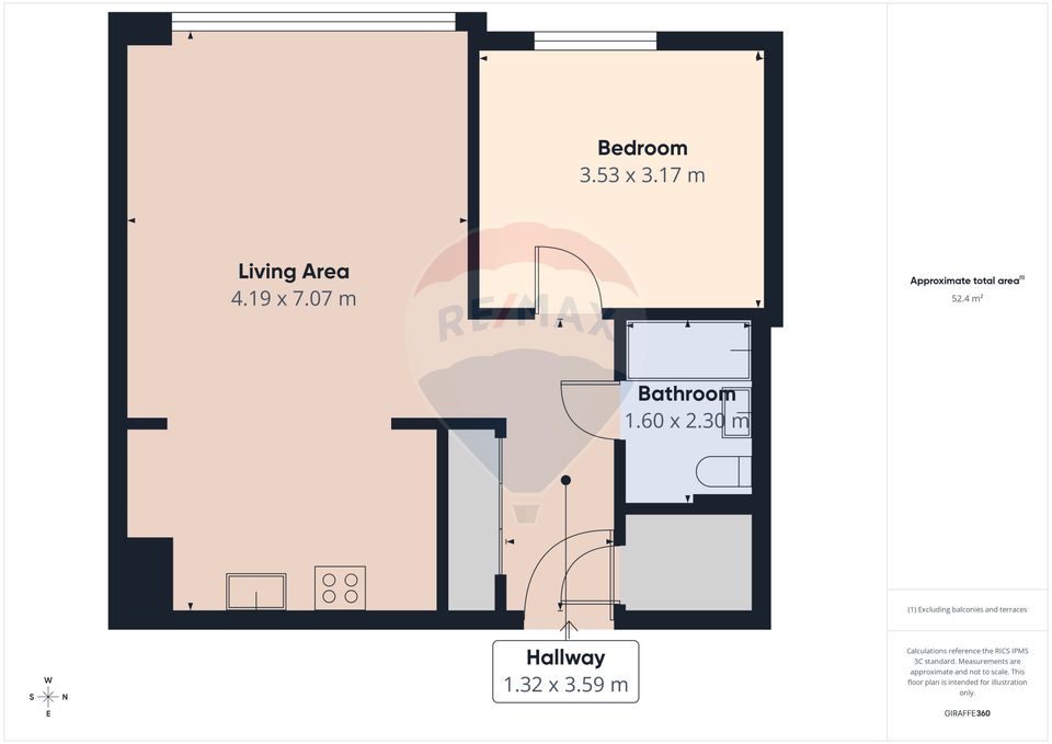 2 Camere Premium ONE66 | Vedere Tâmpa | Comision 0%