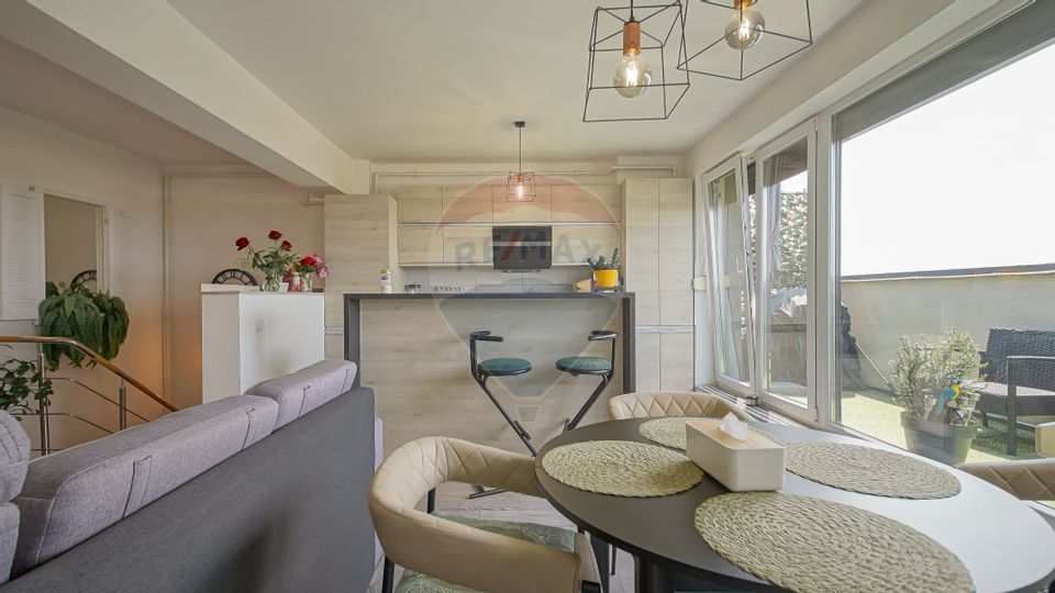 3 room Apartment for sale, Tractorul area