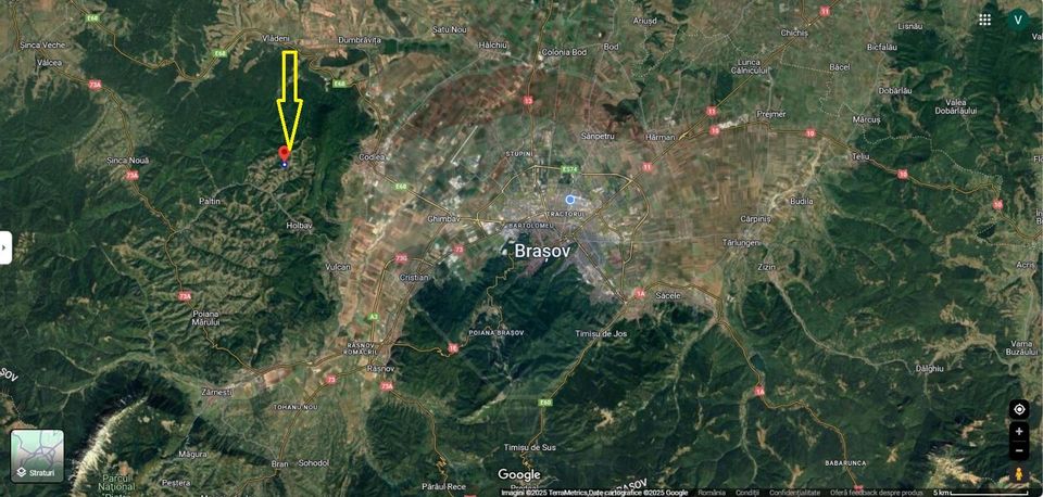 Teren de vanzare 8,441mp Holbav / Strada Dealul Cetățelii