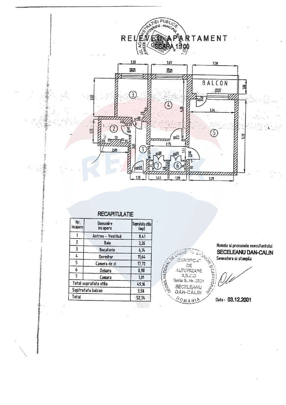 Vanzare apartament 2 camere decomandat, zona Dna Ghica