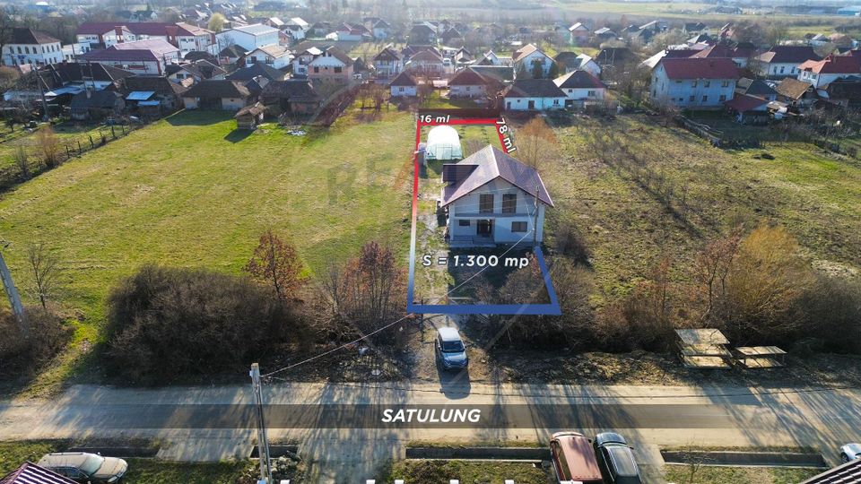 Casă nouă de vânzare 220 mp 13 ari teren SATULUNG 15KM de BAIA MARE