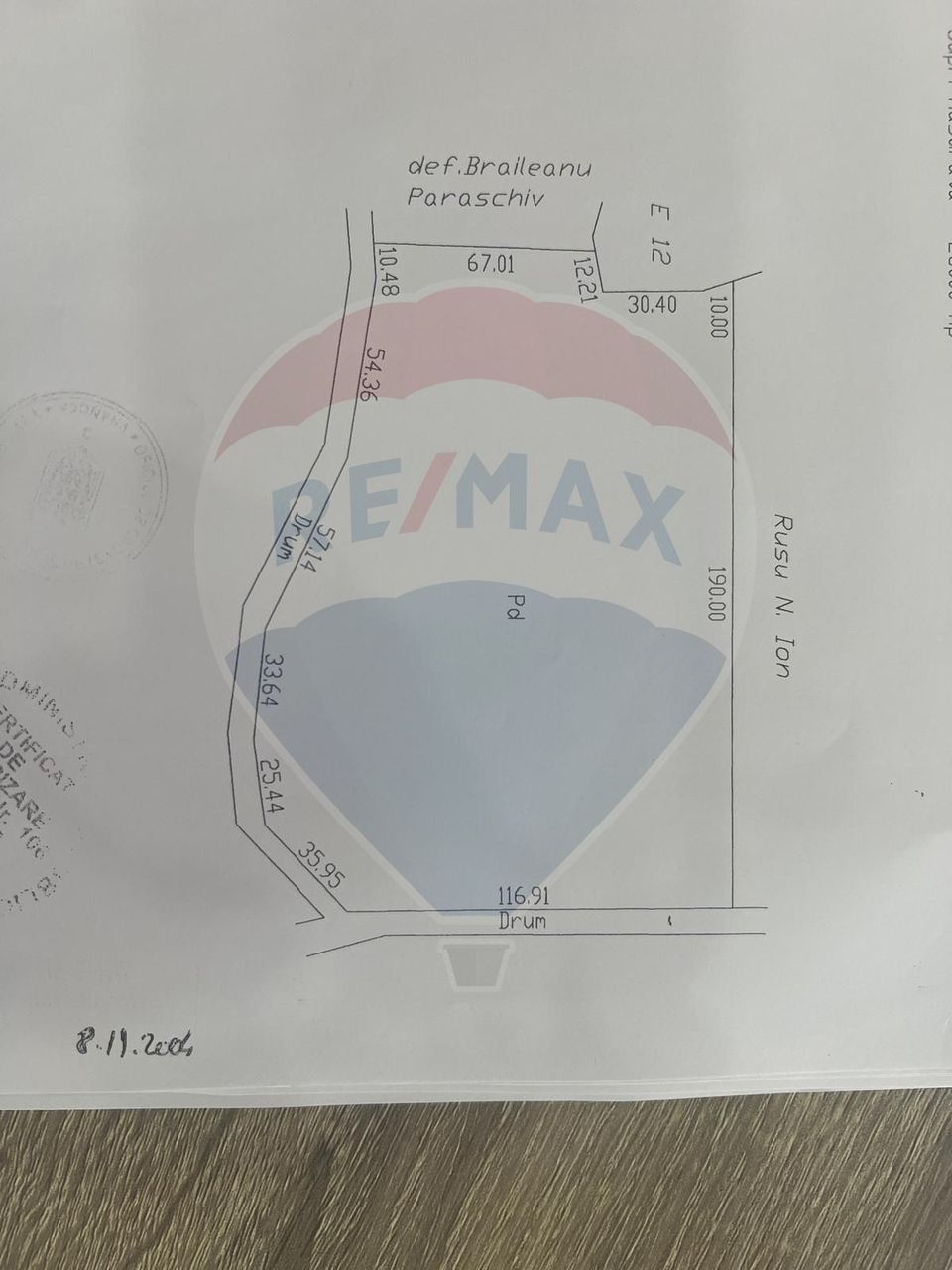 Land 25,000sqm Racoasa / Drumul Varnita