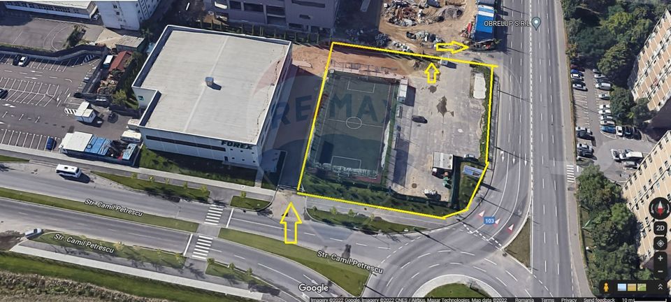 Land with authorized construction project, apart-hotel, Brasov