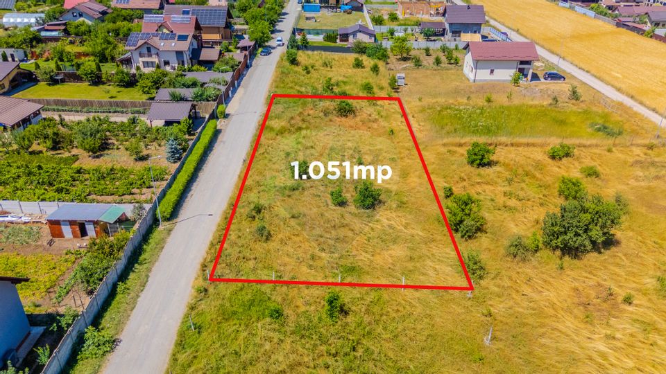 COMISION 0%  Teren 1,051mp/ Intravilan/Hărman