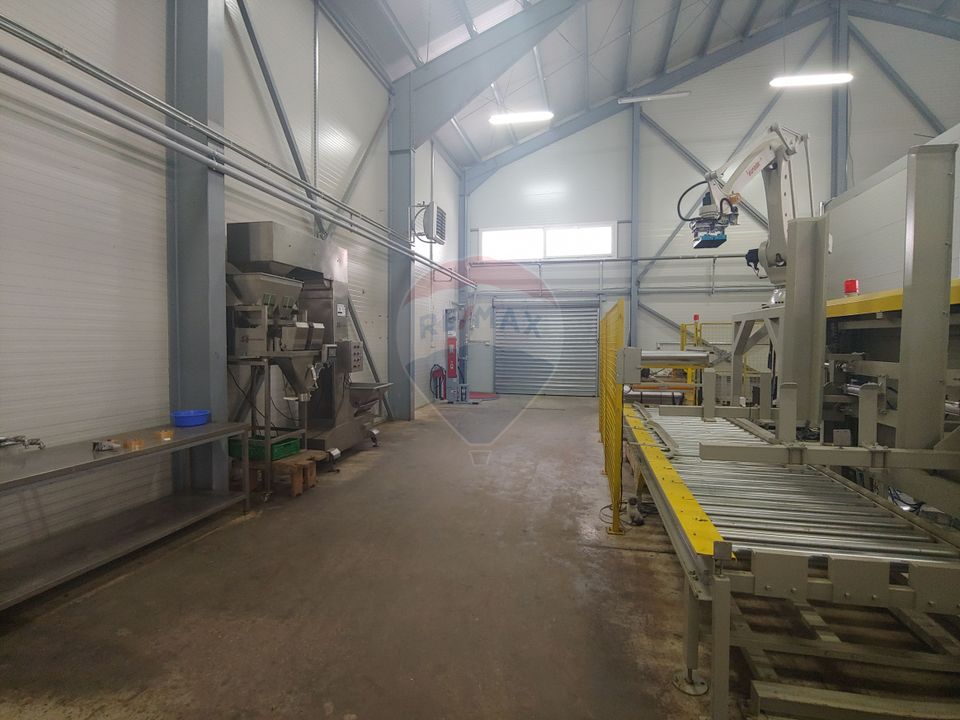 Spațiu industrial-depozit de 1120mp de închiriat în Dumbrăveni, SV