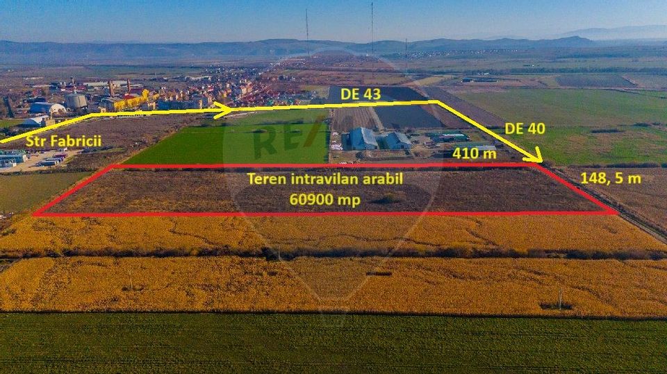 Oportunitate !! Teren intravilan, 60900 mp, zona Hanul din Ardeal