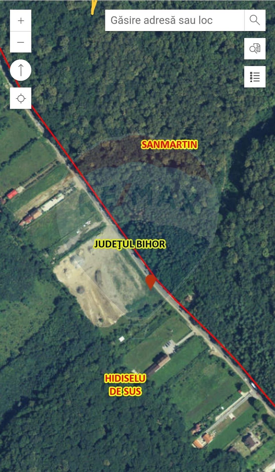 Land 1,450sqm Hidiselu de Jos / Strada Principala