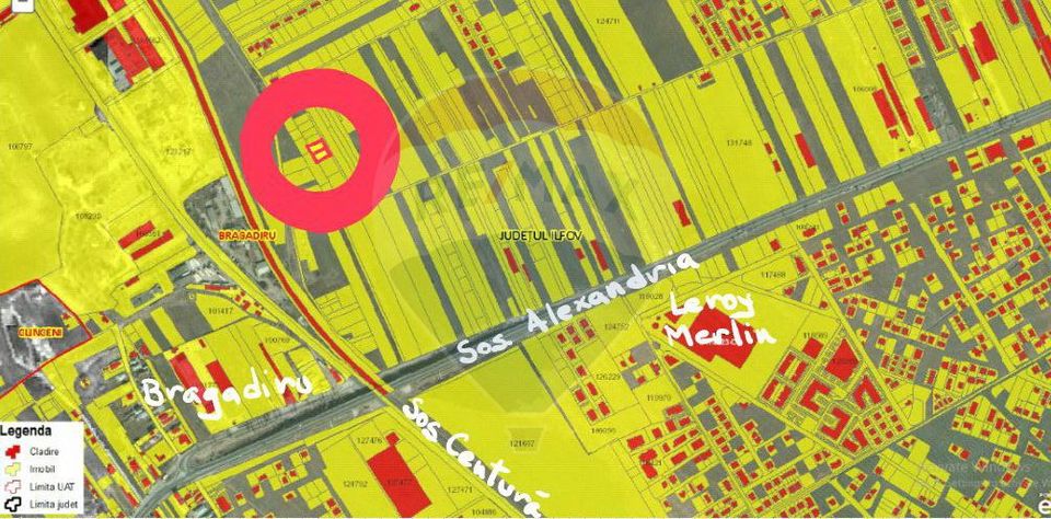 Teren intravilan de vânzare | 919 mp | Bragadiru,  Safirului/ Jadului