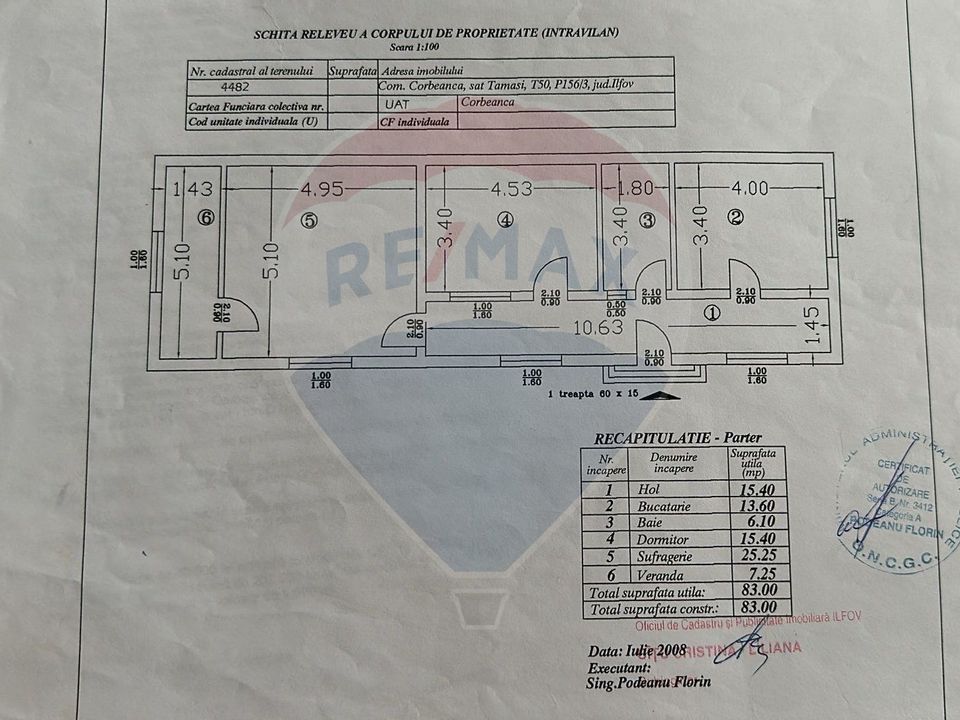 Casă Corbeanca adiacent strada Unirii