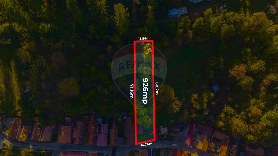 Land 926sqm Rasnov / Strada Closca