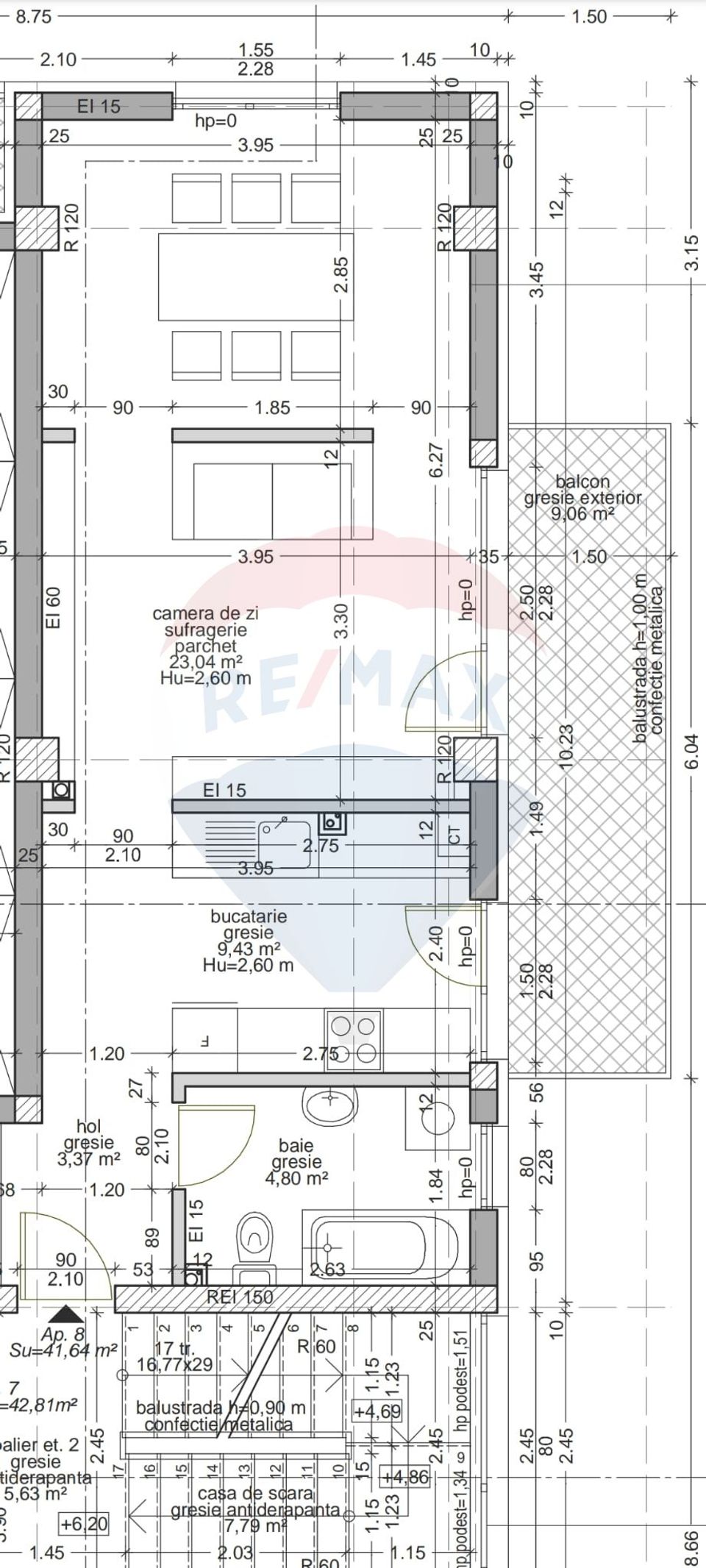 Apartament cu 2 camere de vânzare nou + Loc de parcare!