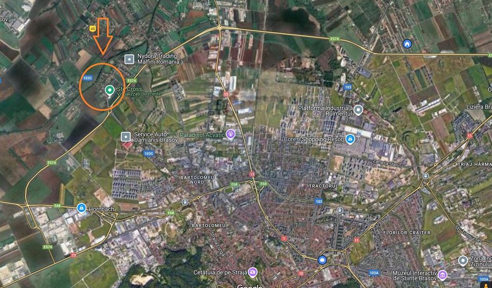Land 2,201sqm Brasov / Strada Lanii