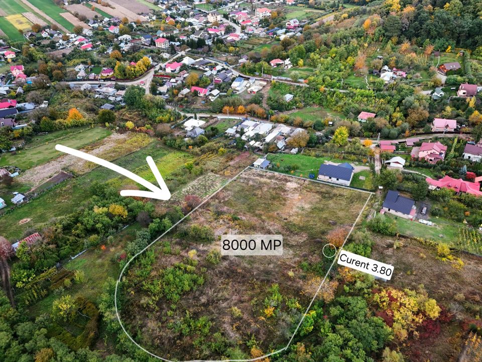 De vanzare teren intravilan 8,000 mp Garlenii de Sus / Bacau