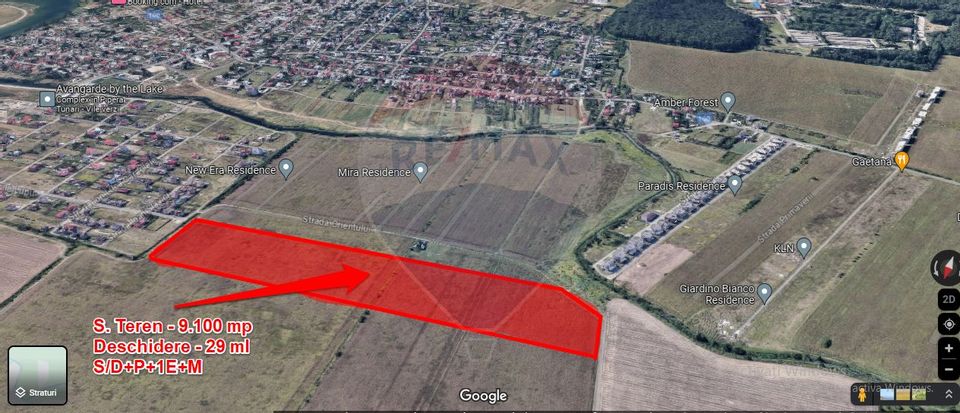 Investment opportunity! Land plot 9,100 sqm with "green" project