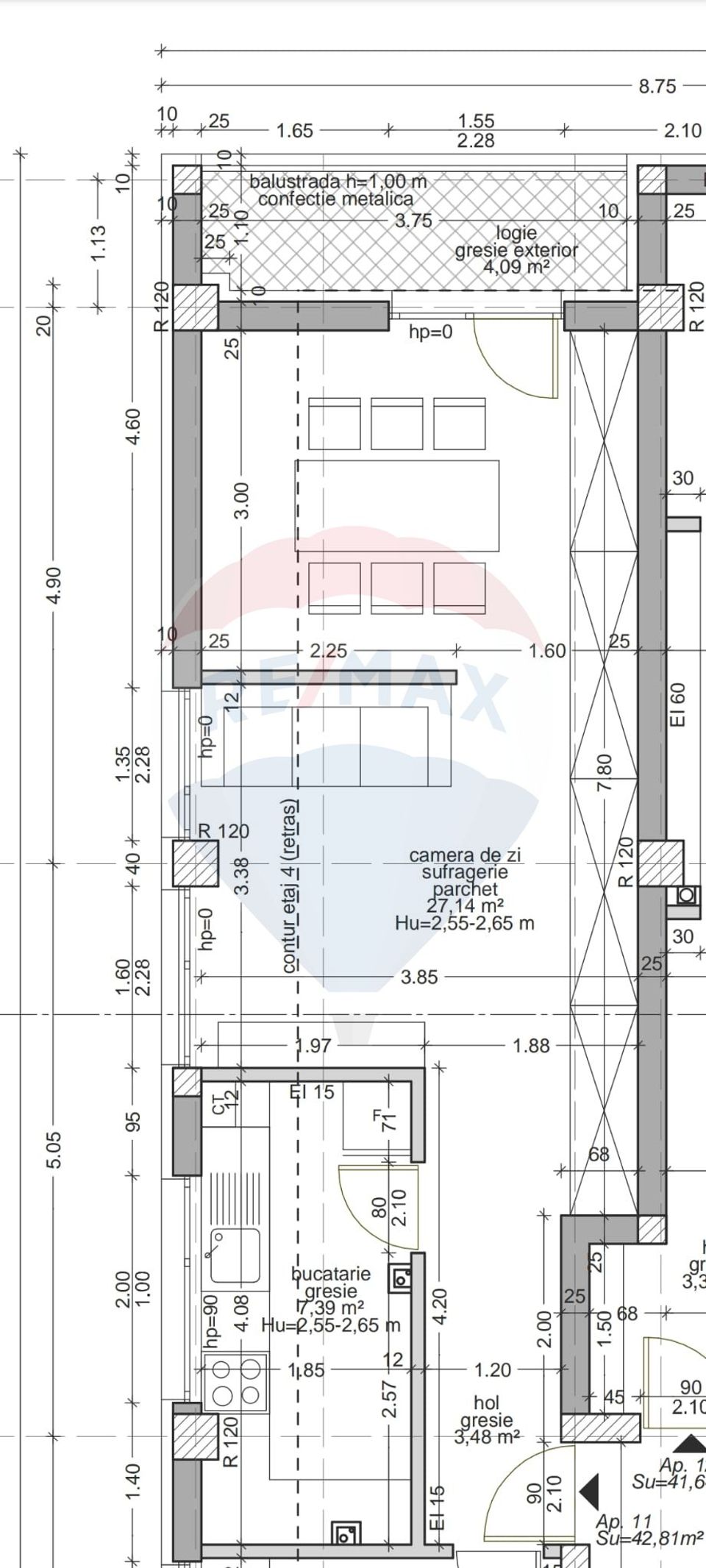 Apartament cu 2 camere de vânzare nou + Loc de parcare!