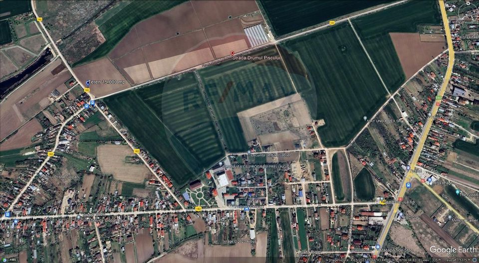 Teren intravilan Ciolpani Piscu 5000 mp stradal destinatii variate