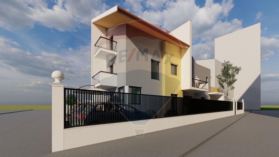 Casă individuala 2.5 camere, curte libera 100mp, zona Domenii