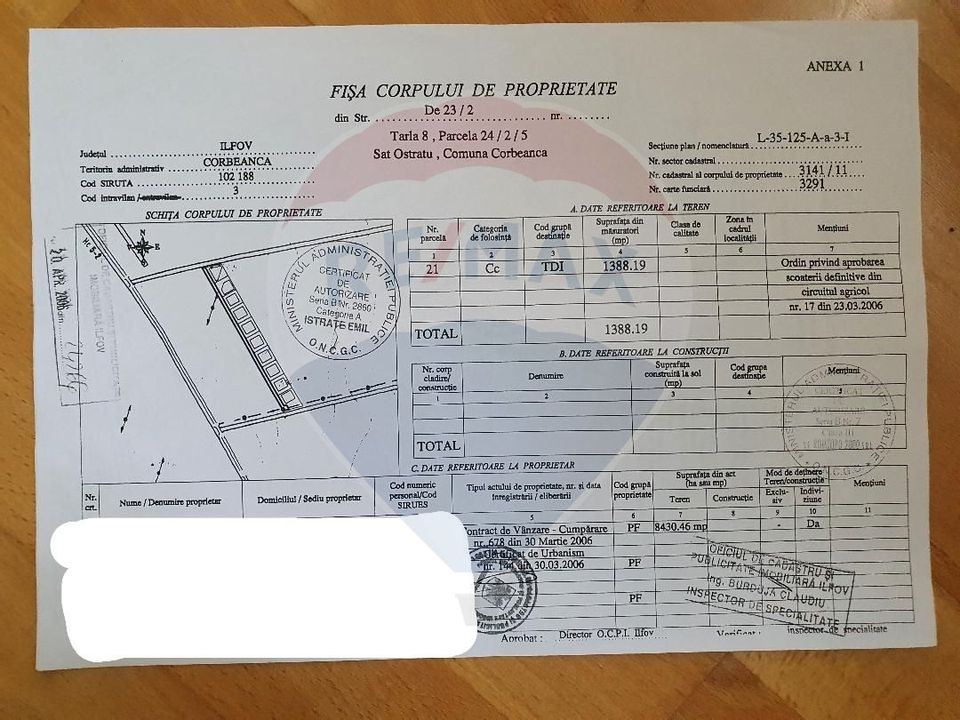 Land 841sqm Ostratu / None