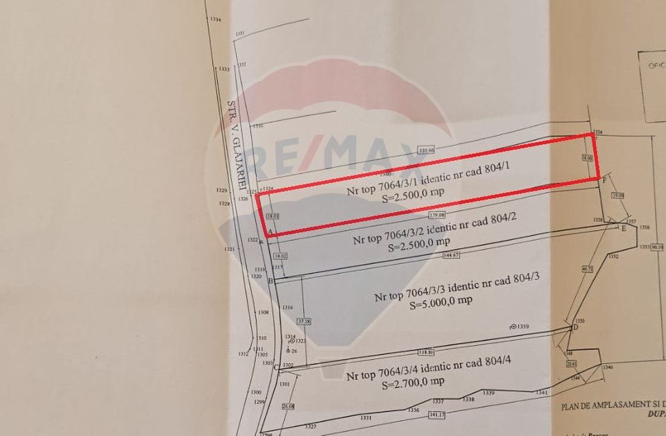 Land 2,500sqm Rasnov / DJ 101