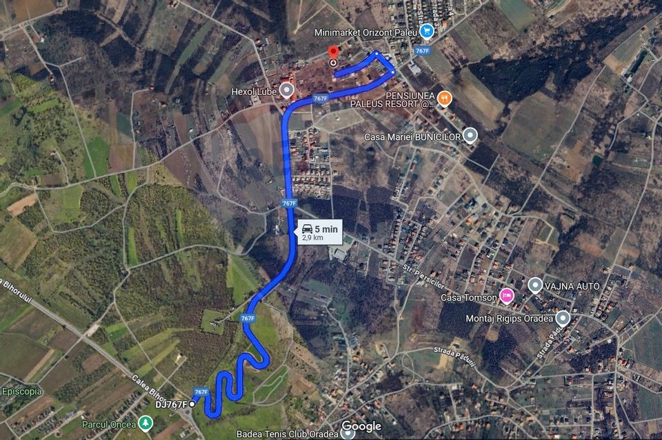 Teren în Paleu, 2292 mp, acces și utilități în proximitate, de vânzare