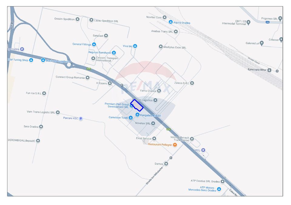 De vânzare - Teren intravilan 5043 mp Oradea - Calea Borșului