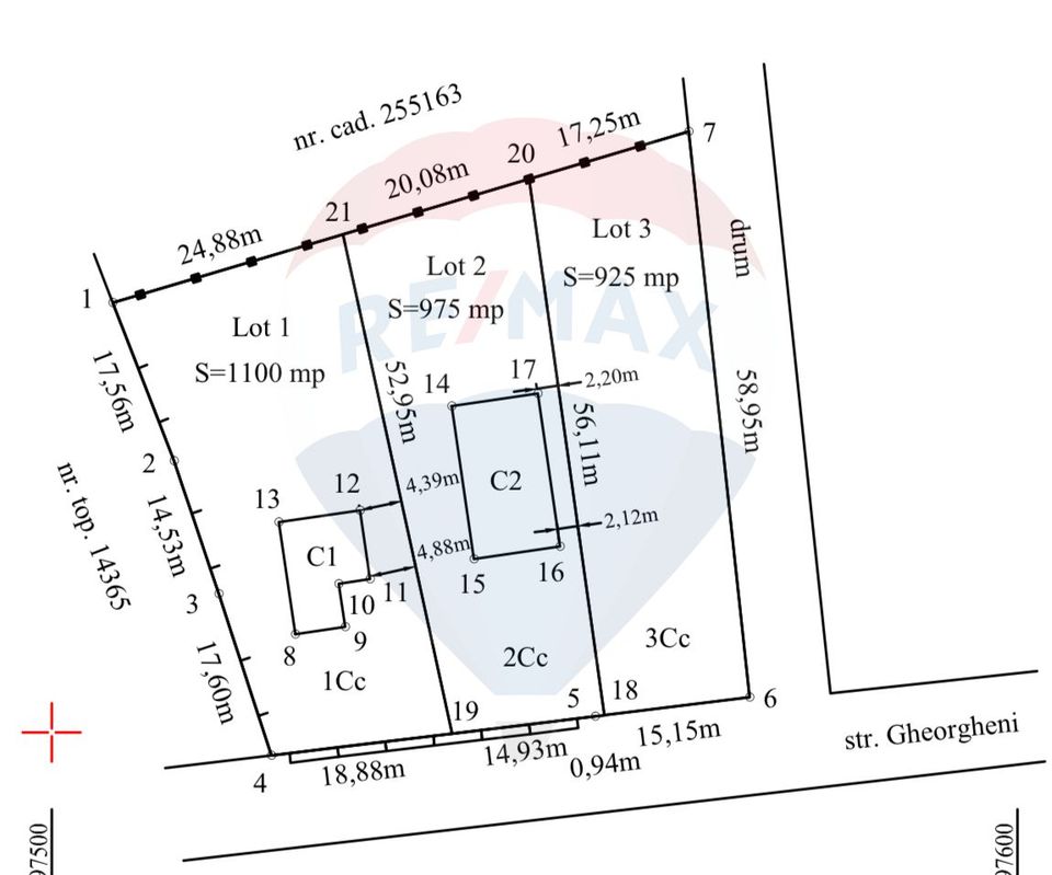 Land 1,100sqm Cluj-Napoca / Strada Gheorgheni