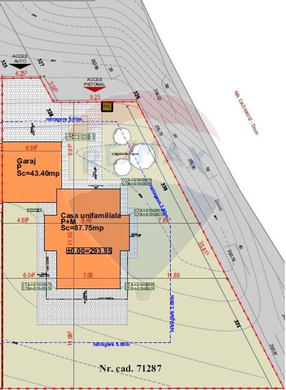 Land 750sqm Jucu de Sus / Strada aviatorilor