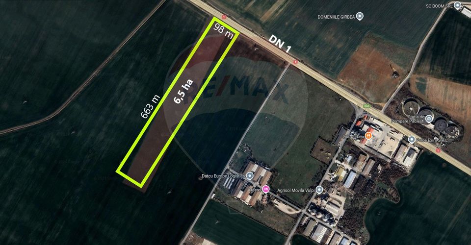 Land 65,000sqm Paulesti / Strada T 15