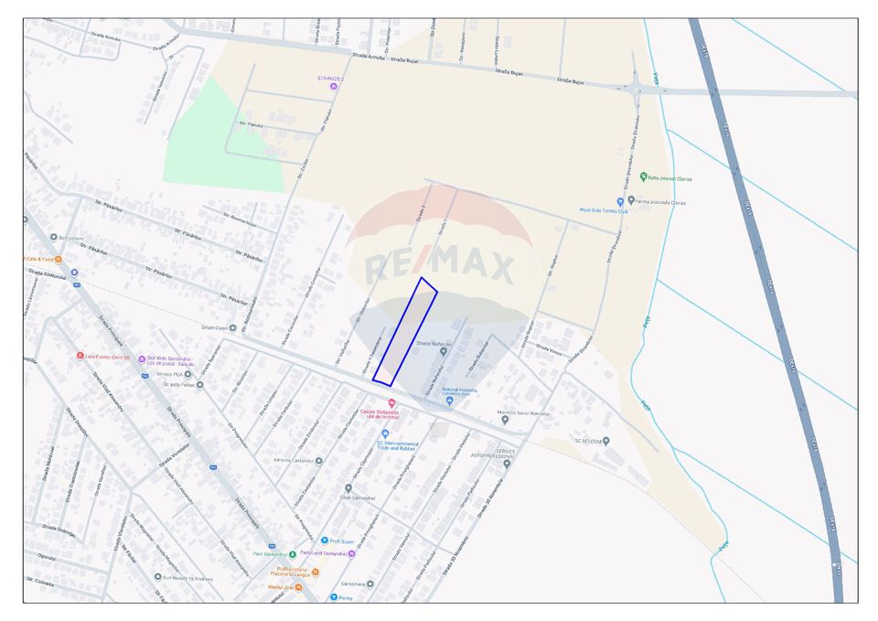 Land 11,870sqm Santandrei / Strada Rozmarinului