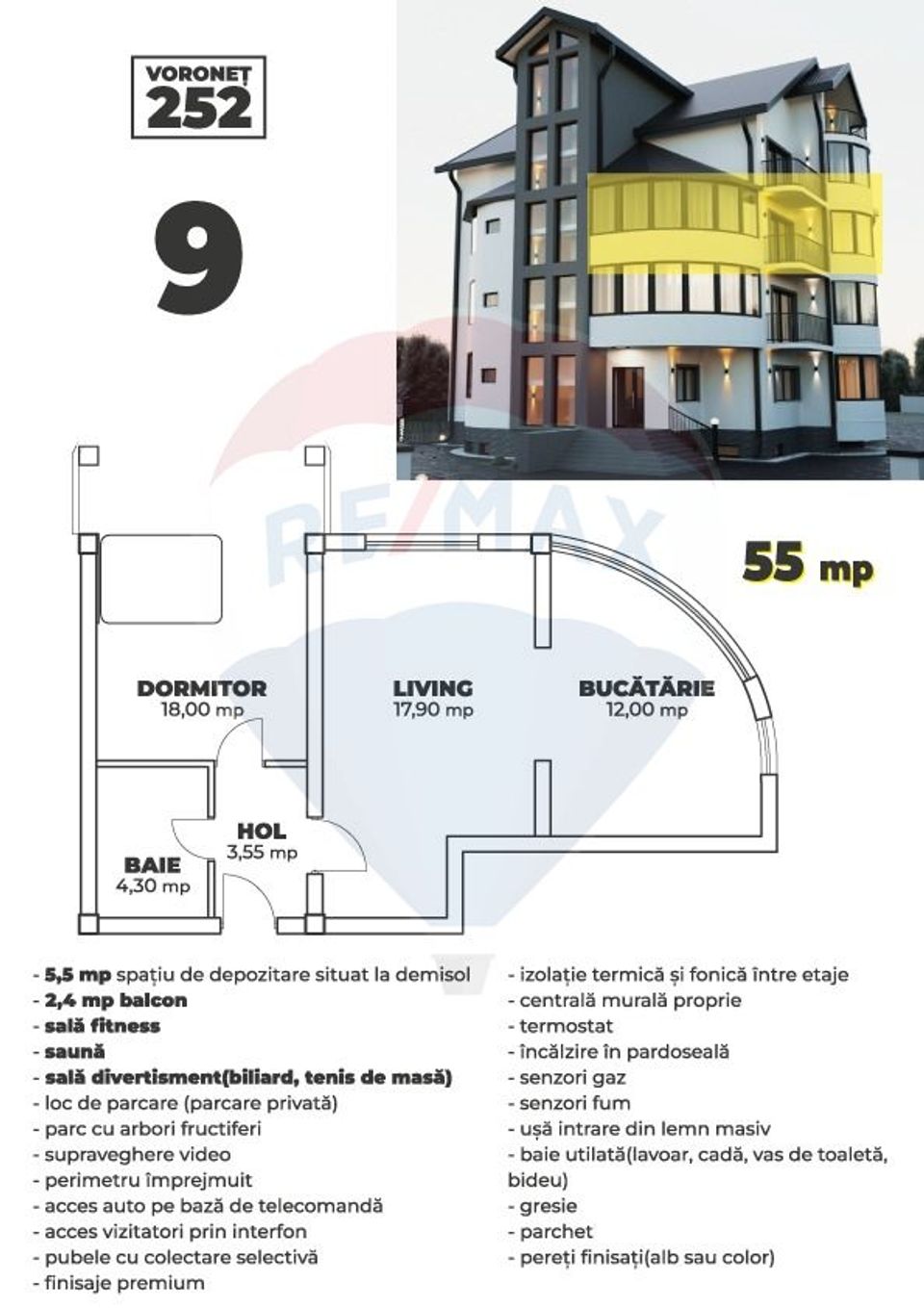 Apartamente LUX de vânzare Voronet 252 - Gura Humorului - Bucovina